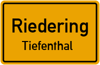 Straßenverzeichnis Riedering Tiefenthal