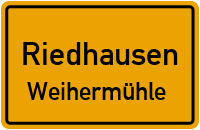 Weihermühle in RiedhausenWeihermühle