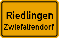 Vogelsangstraße in RiedlingenZwiefaltendorf