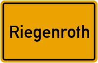 City Sign Riegenroth