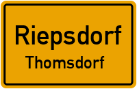 Wiesenweg in RiepsdorfThomsdorf