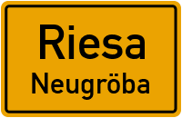 Straßen in Riesa Neugröba