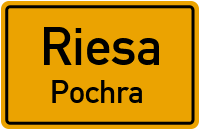Pochraer Straße in RiesaPochra
