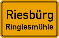 Straßenverzeichnis Riesbürg Ringlesmühle