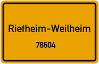 78604 Rietheim-Weilheim