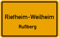 Rußberg in Rietheim-WeilheimRußberg