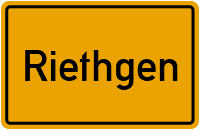 City Sign Riethgen