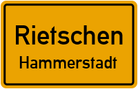 Straßen in Rietschen Hammerstadt