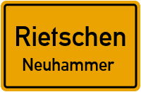 Teichaer Weg in RietschenNeuhammer