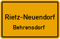 Lindenallee in Rietz-NeuendorfBehrensdorf