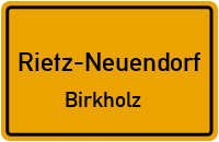 Bornower Straße in Rietz-NeuendorfBirkholz