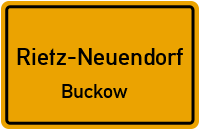 Neue Dorfstraße in Rietz-NeuendorfBuckow
