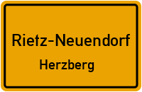 Hartensdorfer Straße in Rietz-NeuendorfHerzberg