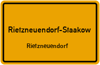Staakower Straße in Rietzneuendorf-StaakowRietzneuendorf