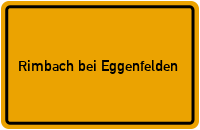 Ortsschild Rimbach bei Eggenfelden