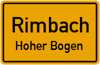 Burgstallweg in RimbachHoher Bogen
