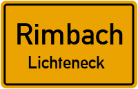 Straßen in Rimbach Lichteneck