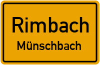 Straßenverzeichnis Rimbach Münschbach