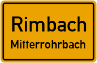 Dorfstraße in RimbachMitterrohrbach