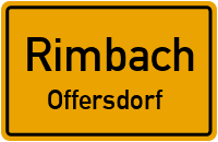 Straßen in Rimbach Offersdorf