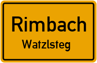 Straßen in Rimbach Watzlsteg