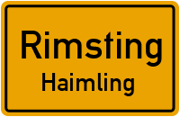 Straßenverzeichnis Rimsting Haimling