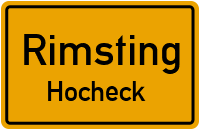 Hocheck in RimstingHocheck