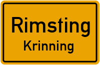 Krinning in RimstingKrinning