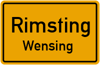 Straßenverzeichnis Rimsting Wensing