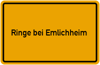 City Sign Ringe bei Emlichheim