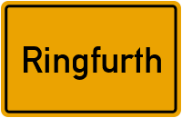 Ortsschild von Gemeinde Ringfurth in Sachsen-Anhalt