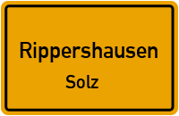 Solzer Dorfstraße in RippershausenSolz