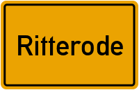 City Sign Ritterode