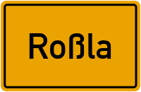 City Sign Roßla