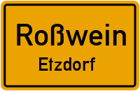 Am Baderberg in RoßweinEtzdorf
