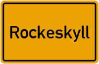 Ortsschild von Gemeinde Rockeskyll in Rheinland-Pfalz