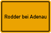 City Sign Rodder bei Adenau