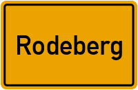 City Sign Rodeberg