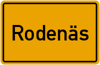 Ortsschild von Gemeinde Rodenäs in Schleswig-Holstein