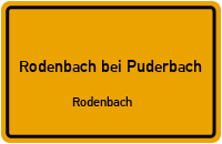 Ringstraße in Rodenbach bei PuderbachRodenbach