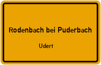 Holunderweg in Rodenbach bei PuderbachUdert