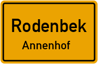 Annenhofer Weg in RodenbekAnnenhof