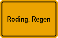 City Sign Roding, Regen