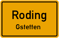 Straßenverzeichnis Roding Gstetten