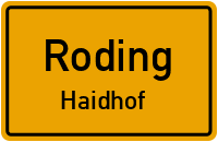 Straßenverzeichnis Roding Haidhof