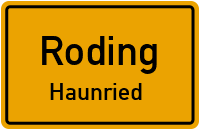 Straßenverzeichnis Roding Haunried