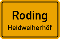 Straßenverzeichnis Roding Heidweiherhöf