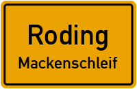 Straßenverzeichnis Roding Mackenschleif