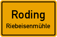 Straßenverzeichnis Roding Riebeisenmühle