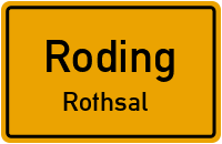 Straßenverzeichnis Roding Rothsal